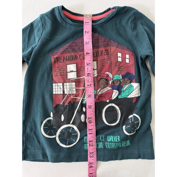 Piccolina Kids Trailblazer Madam CJ Walker Long Sleeve T-Shirt 2T - Picture 8 of 8